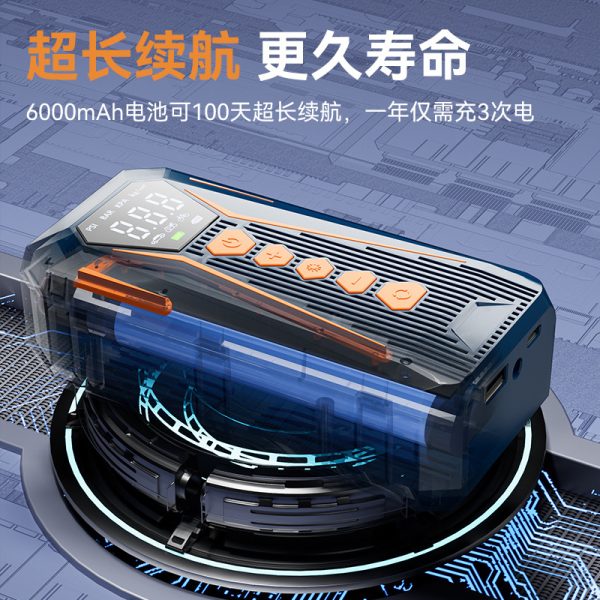 便携式多功能汽车自行车轮胎电动车载充气泵 - 图片 2